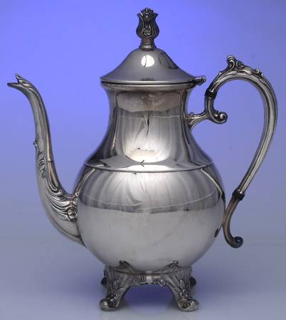 1224 (Silverplate, Hollowware) Silverplate Coffee Pot