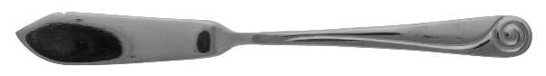 Swirl (Stainless) Flat Handle Master Butter Knife