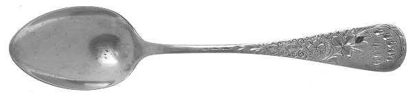 Lily (Sterling) Monogram Teaspoon