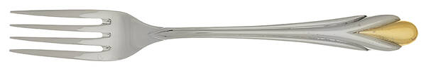 Amore (Stainless, Gold Accent) Individual Salad Fork