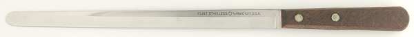 FLI4 (Stainless) Ham Slicer Knife with Stainless Blade