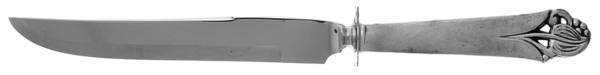 Woodlily (Sterling, 1945, Glossy) Small Steak Carving Knife with Stainless Blade