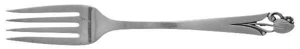 Woodlily (Sterling, 1945, Glossy) Fork