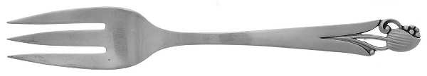 Woodlily (Sterling, 1945, Glossy) Individual Salad Fork