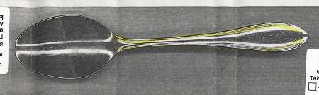 Valencia Gold (Stainless) Place/Oval Soup Spoon