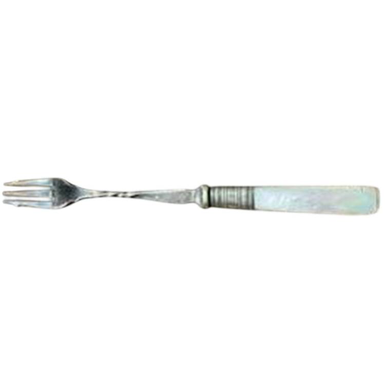 Pearl Handle 1 (Silverplate) Short Handle Pickle/Olive Fork