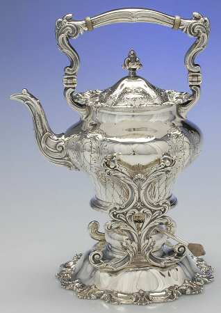 2830 (Sterling, Hollowware) Kettle, Stand & Burner