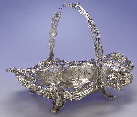 2830 (Sterling, Hollowware) Footed Basket