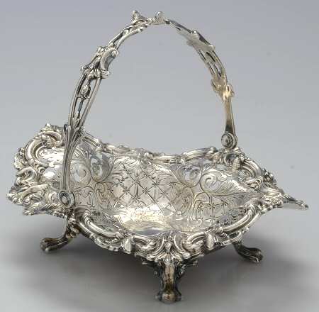 2830 (Sterling, Hollowware) 6" Handled Basket