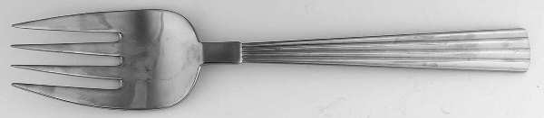 FTU29 (Stainless) Medium Solid Cold Meat Serving Fork