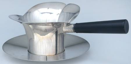 856 (Silverplate, Hollowware) Pipkin & Tray