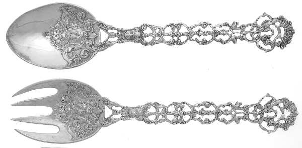 800  Flatware 2pc Serving Set