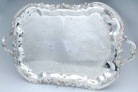 1338 (Silverplate, Hollowware) 24" Waiter Tray