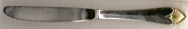 Pulsar (Stainless, Gold Accent) Modern Hollow Knife