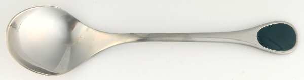 Happy Day-Dark Green (Stainless) Place/Oval Soup Spoon
