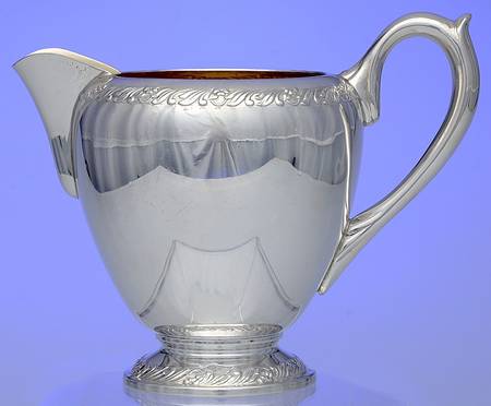 400-Floral (Sterling, Hollowware) Creamer