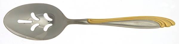 FTU13G (Stainless) Pierced Tablespoon (Serving Spoon)