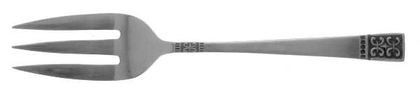Andante (Stainless) Medium Solid Cold Meat Serving Fork