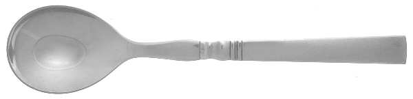Acadia-Blok (Sterling, 1931) Salad Servng Spoon with Stainless Bowl