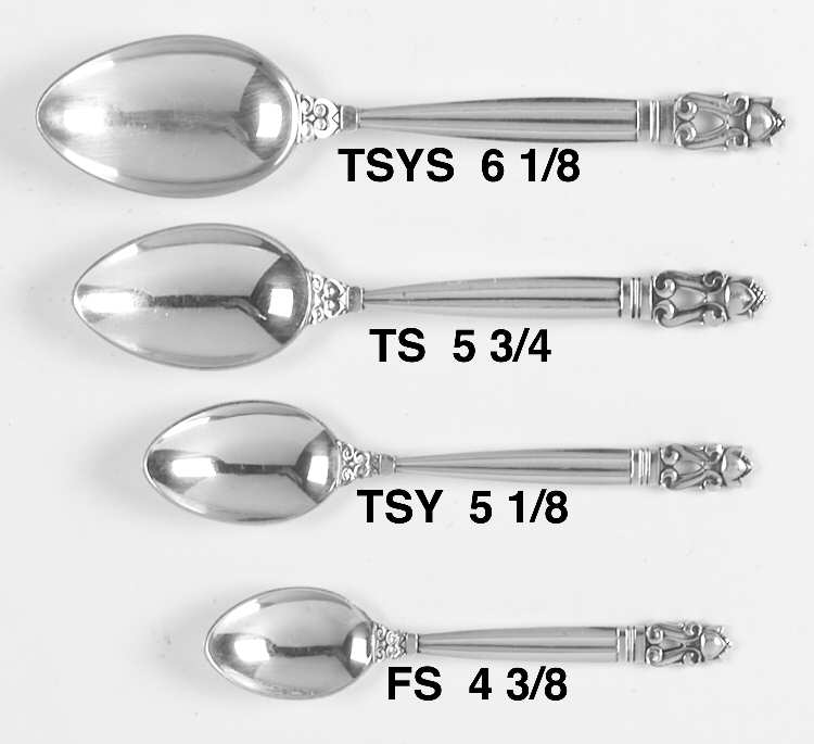 Acorn (Sterling, 1915) Small Teaspoon