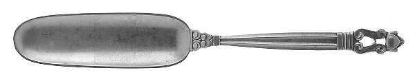 Acorn (Sterling, 1915) Solid Cheese Scoop