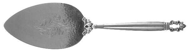 Acorn (Sterling, 1915) Large Cake Server Solid Piece