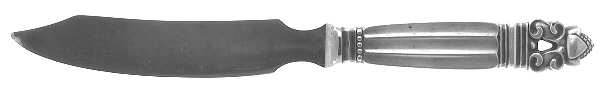 Acorn (Sterling, 1915) Cheese Knife with Stainless Blade