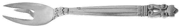 Acorn (Sterling, 1915) Lemon Fork, 3 Tine