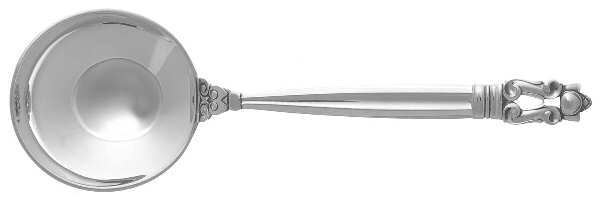 Acorn (Sterling, 1915) Round Bowl Soup Spoon (Cream Soup)
