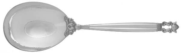 Acorn (Sterling, 1915) Large Solid Serving Spoon