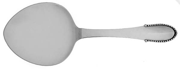 Beaded (Sterling, 1916) Small Solid Pastry Server