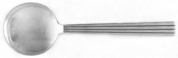 Bernadotte (Sterling, 1939) Round Bowl Soup Spoon (Cream Soup)