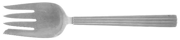 Bernadotte (Sterling, 1939) Large 4-Tine Cold Meat Serving Fork