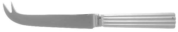 Bernadotte (Silverplate) Cheese/Bar Knife Hollow Handle 2 Prong