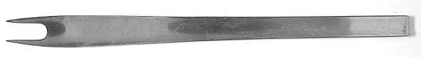 Blue Shark (Stainless) Small 2-Tine Cold Meat Serving Fork
