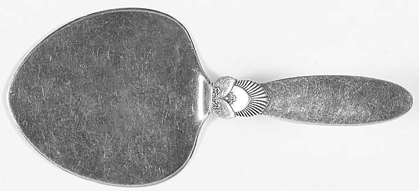 Cactus (Sterling, 1930) Pastry Server Solid Very Small by Georg Jensen (Denmark)