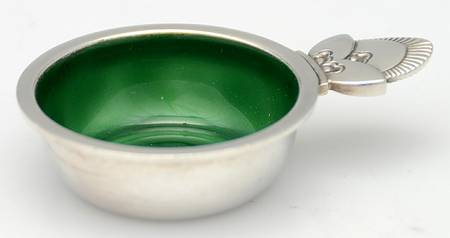 Cactus (Sterling, 1930) Enameled Salt Cellar Individual