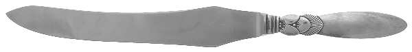 Cactus (Sterling, 1930) Large Stainless Blade Roast Carving Knife