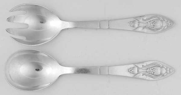 Fuchsia (Sterling, 1906) Solid Compote Serving Set 2 Piece