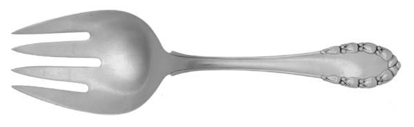 Lily of The Valley-Rose (Sterling) Vegetable Serving Fork (Solid)