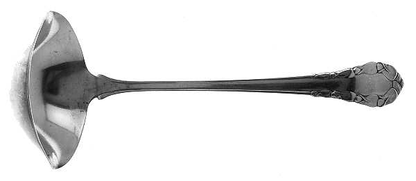 Lily of The Valley-Rose (Sterling) Solid Gravy Ladle