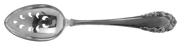Lily of The Valley-Rose (Sterling) Pierced Tablespoon (Serving Spoon)