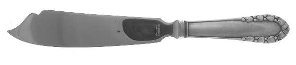 Lily of The Valley-Rose (Sterling) Large Cake Server Knife with Stainless Blade