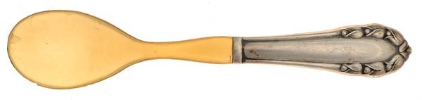 Lily of The Valley-Rose (Sterling) Relish Spoon with Horn Bowl