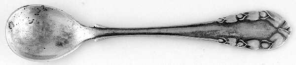 Lily of The Valley-Rose (Sterling) Master Salt Spoon