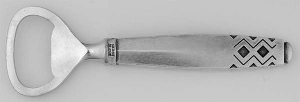 Mayan (Sterling, 1937) Bottle Opener with Stainless Bowl