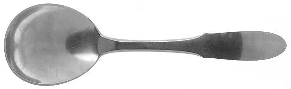 Mitra (Stainless) Solid Piece Cream Ladle