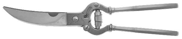 Mitra (Stainless) Poultry Shears with Stainless Blades