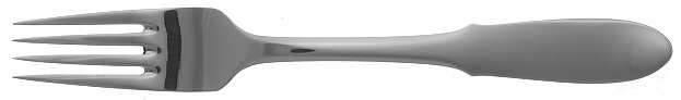 Mitra (Stainless) Large Dinner Fork by Georg Jensen (Denmark)