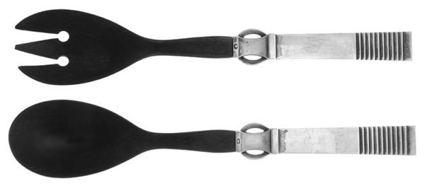 Parallel (Sterling, 1931) 2 Pc Horn Bowl Salad Set